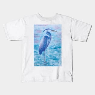 Great Blue Heron Kids T-Shirt